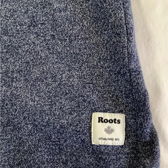 Roots (Canada) Chicago Heather Blue T-shirt Size Small - Picture 3 of 5
